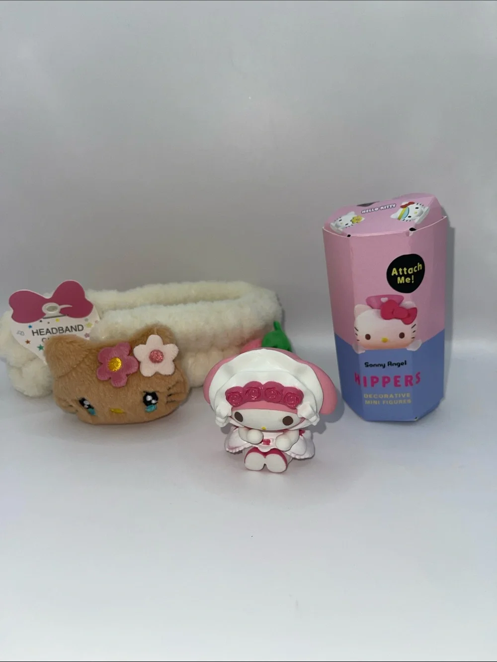 Hello Kitty Pink & White Headband Set
